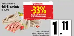 Edeka Verschiedene grill-bratwürste Angebot