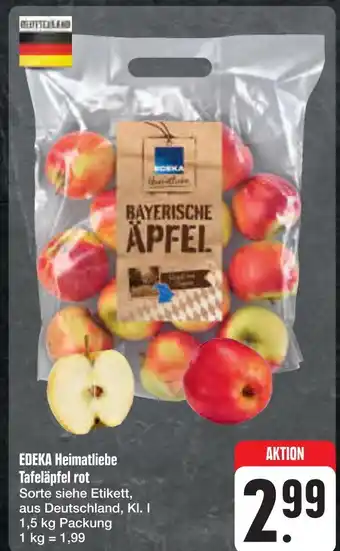 E-Center Edeka heimatliebe tafeläpfel rot Angebot