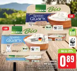 E-Center Edeka bio wwf speisequark Angebot