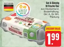 E-Center Gut & günstig 10 frische eier Angebot
