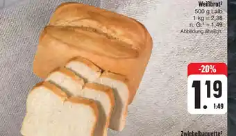 E-Center Weißbrot Angebot
