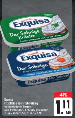 E-Center Exquisa frischkäse oder -zubereitung Angebot