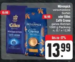 E-Center Mövenpick verschiedene sorten oder eilles caffè crema Angebot
