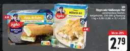 E-Center Iglo filegro oder goldknusper filet Angebot