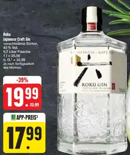 E-Center Roku japanese craft gin Angebot