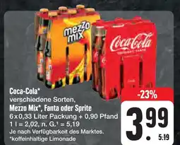 E-Center Coca-cola mezzo mix Angebot
