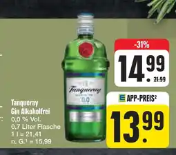 E-Center Tanqueray gin alkoholfrei Angebot