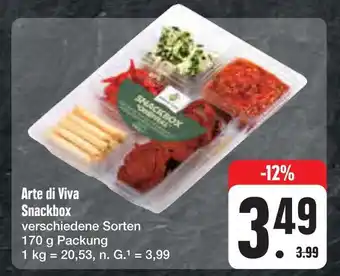 E-Center Arte di viva snackbox Angebot