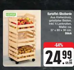 E-Center Kartoffel-/obsthorde Angebot