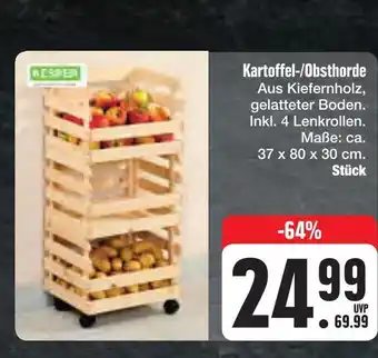 E-Center Kartoffel-/obsthorde Angebot