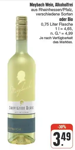 nah & gut Maybach wein, alkoholfrei oder bio Angebot