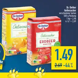 diska Dr. oetker gelierzucker für super fruchtige konfitüre Angebot