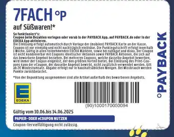 diska Edeka 7fach p auf süßwaren Angebot
