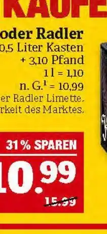 Marktkauf Holsten holsten pilsener oder radler Angebot