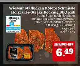 Marktkauf Wiesenhof chicken &more schmiede holzfäller-steaks,rocking bbq rub Angebot