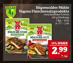 Marktkauf Rügenwalder mühle vegane mühlen bbq-steaks Angebot