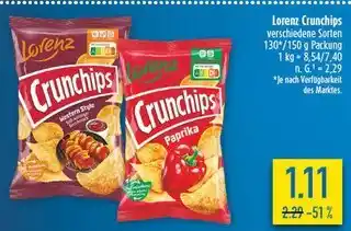diska Lorenz crunchips western style Angebot
