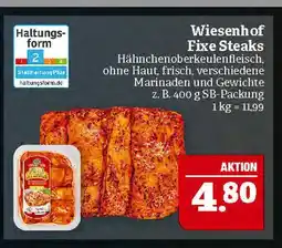 Marktkauf Wiesenhof fixe steaks Angebot