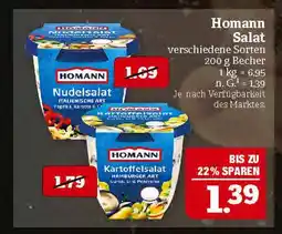 Marktkauf Homann nudelsalat Angebot