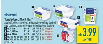 diska Sistema vorratsdose „klip it plus“ Angebot