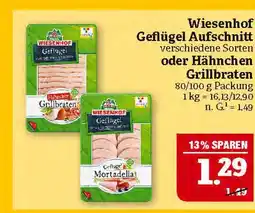 Marktkauf Wiesenhof geflügel aufschnitt verschiedene sorten Angebot