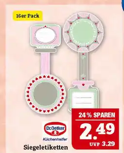 Marktkauf Dr. oetker siegeletiketten Angebot
