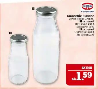 Marktkauf Dr. oetker smoothie flasche Angebot