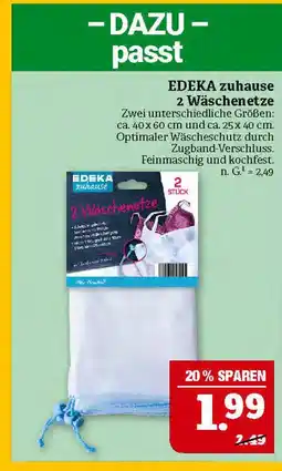 Marktkauf Edeka zuhause 2 wäschenetze Angebot