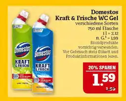 Marktkauf Domestos kraft & frische wc gel Angebot