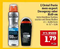 Marktkauf L'oréal paris men expert deospray Angebot