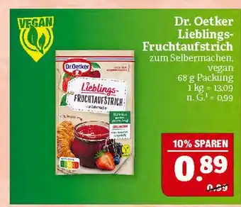 Marktkauf Dr. oetker lieblings-fruchtaufstrich Angebot