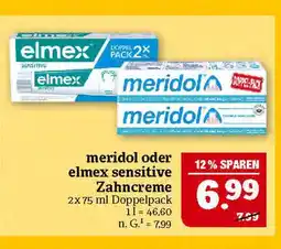 Marktkauf Elmex meridol oder elmex sensitive zahncreme Angebot