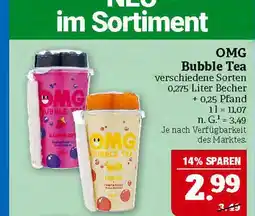 Marktkauf Omg bubble tea Angebot