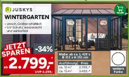 Marktkauf Juskys wintergarten Angebot