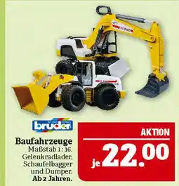 Marktkauf Bruder baufahrzeuge Angebot