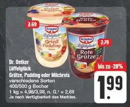 Edeka Dr. oetker grütze, pudding oder milchreis Angebot