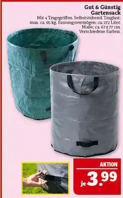 Marktkauf Gut & günstig gartensack Angebot