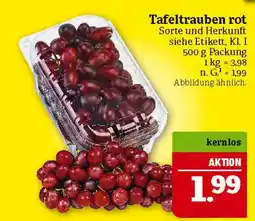 Marktkauf Kernlos tafeltrauben rot Angebot