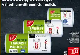 Marktkauf Gut & günstig recycling tragegriff müllbeutel Angebot