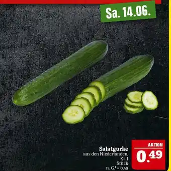 Marktkauf Salatgurke Angebot