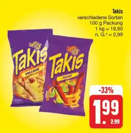 Edeka Takis volcano Angebot