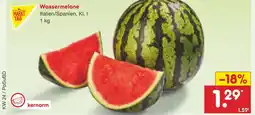 Netto Marken-Discount Markttag wassermelone Angebot