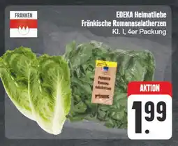 Edeka Franken fränkische romanasalatherzen Angebot