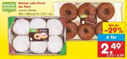 Netto Marken-Discount Backstube berliner Angebot