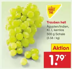 Netto Marken-Discount Markt tag trauben hell Angebot
