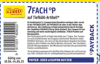 Netto Marken-Discount Payback 7fach °p Angebot