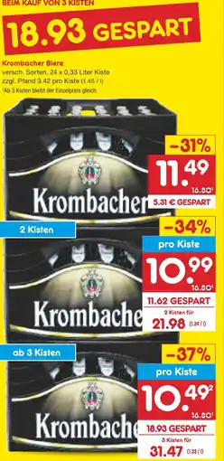 Netto Marken-Discount Krombacher krombacher biere Angebot