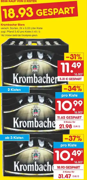 Netto Marken-Discount Krombacher krombacher biere Angebot
