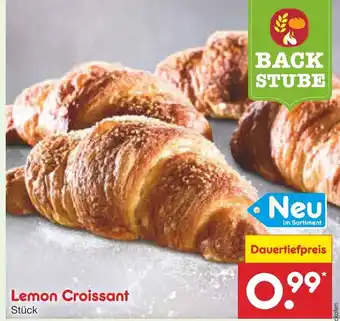Netto Marken-Discount Backstube lemon croissant Angebot
