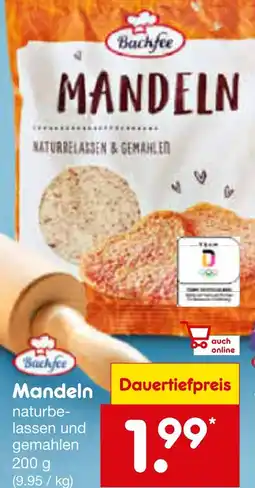 Netto Marken-Discount Backfee mandeln Angebot